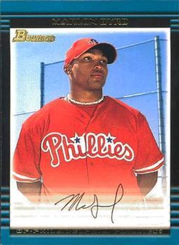 #144 Marlon Byrd - Philadelphia Phillies - 2002 Bowman Baseball