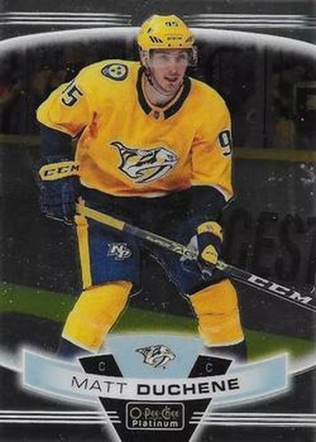 #144 Matt Duchene - Nashville Predators - 2019-20 O-Pee-Chee Platinum Hockey