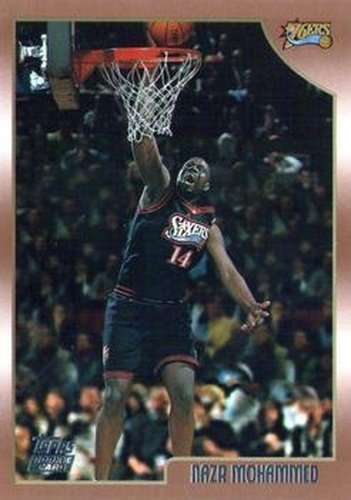 #144 Nazr Mohammed - Philadelphia 76ers - 1998-99 Topps Basketball