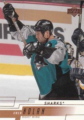 #144 Owen Nolan - San Jose Sharks - 2000-01 Upper Deck Hockey