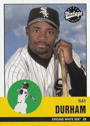 #144 Ray Durham - Chicago White Sox - 2001 Upper Deck Vintage Baseball