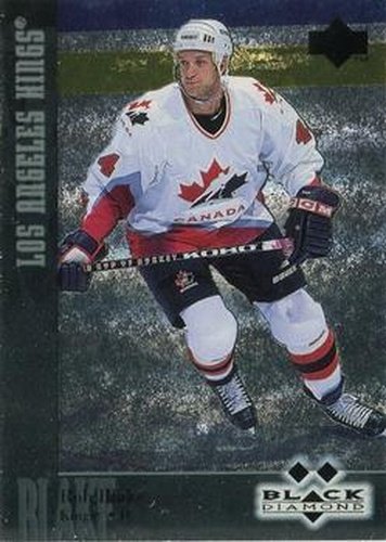 #144 Rob Blake - Los Angeles Kings - 1996-97 Upper Deck Black Diamond Hockey