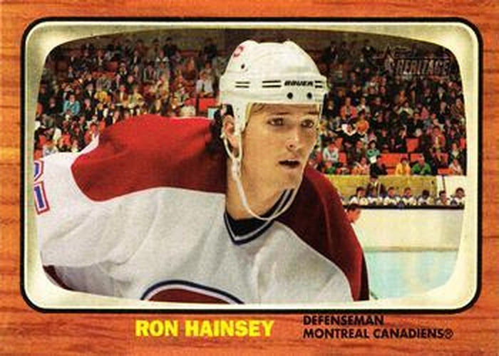 #144 Ron Hainsey - Montreal Canadiens - 2002-03 Topps Heritage Hockey