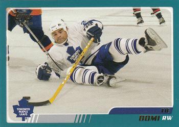 #144 Tie Domi - Toronto Maple Leafs - 2003-04 Topps Hockey