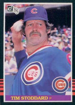 #144 Tim Stoddard - Chicago Cubs - 1985 Donruss Baseball