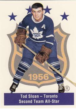 #144 Tod Sloan - Toronto Maple Leafs - 1994 Parkhurst Missing Link 1956-57 Hockey