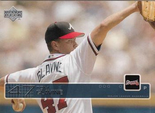 #144 Tom Glavine - Atlanta Braves - 2003 Upper Deck Baseball