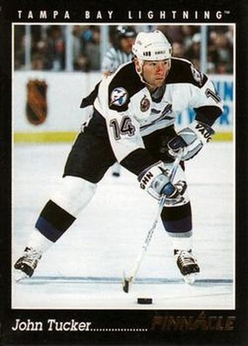 #144 John Tucker - Tampa Bay Lightning - 1993-94 Pinnacle Hockey