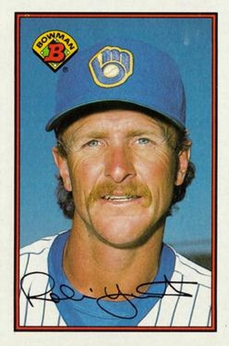 #144 Robin Yount - Milwaukee Brewers - 1989 Bowman Baseball