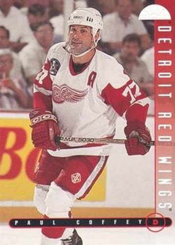 #144 Paul Coffey - Detroit Red Wings - 1995-96 Leaf Hockey