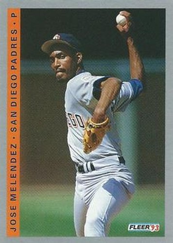 #144 Jose Melendez - San Diego Padres - 1993 Fleer Baseball