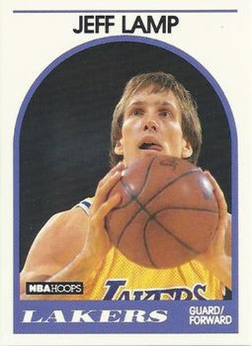 #144 Jeff Lamp - Los Angeles Lakers - 1989-90 Hoops Basketball