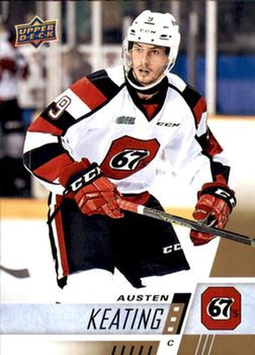 #144 Austen Keating - Ottawa 67's - 2017-18 Upper Deck CHL Hockey