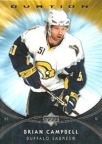 #144 Brian Campbell - Brian Campbell - 2007-08 Upper Deck Ovation Hockey
