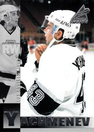 #144 Vitali Yachmenev - Los Angeles Kings - 1997-98 Pinnacle Inside Hockey