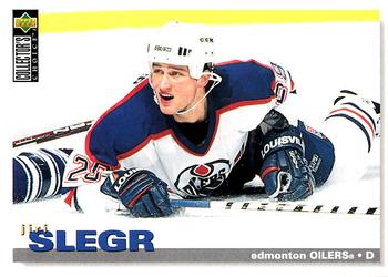 #144 Jiri Slegr - Edmonton Oilers - 1995-96 Collector's Choice Hockey