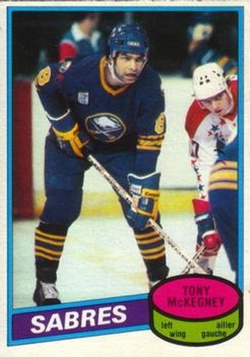 #144 Tony McKegney - Buffalo Sabres - 1980-81 O-Pee-Chee Hockey