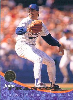 #144 John Franco - New York Mets - 1994 Leaf Baseball