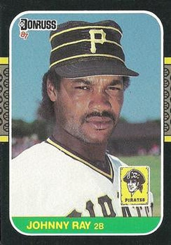 #144 Johnny Ray - Pittsburgh Pirates - 1987 Donruss Baseball