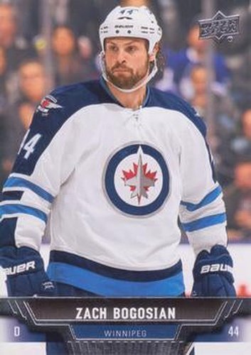 #144 Zach Bogosian - Winnipeg Jets - 2013-14 Upper Deck Hockey