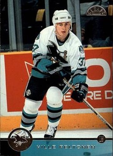 #144 Ville Peltonen - San Jose Sharks - 1996-97 Leaf Hockey