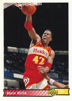 #144 Kevin Willis - Atlanta Hawks - 1992-93 Upper Deck Basketball