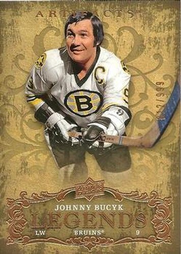 #144 Johnny Bucyk - Boston Bruins - 2008-09 Upper Deck Artifacts Hockey