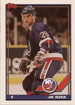 #144 Joe Reekie - New York Islanders - 1991-92 Topps Hockey