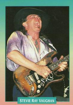 #145 Stevie Ray Vaughan - 1991 Brockum Rock Cards