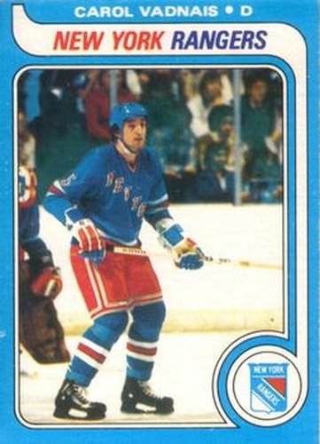 #145 Carol Vadnais - New York Rangers - 1979-80 O-Pee-Chee Hockey