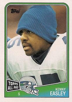 #145 Kenny Easley - Seattle Seahawks - 1988 Topps Football