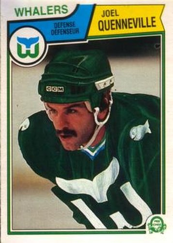 #145 Joel Quenneville - Hartford Whalers - 1983-84 O-Pee-Chee Hockey