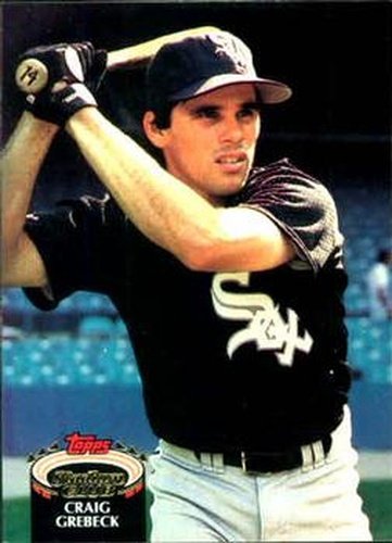 #145 Craig Grebeck - Chicago White Sox - 1992 Stadium Club Baseball