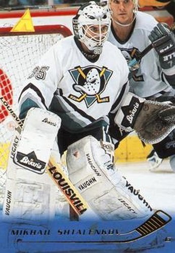 #145 Mikhail Shtalenkov - Anaheim Mighty Ducks - 1995-96 Pinnacle Hockey