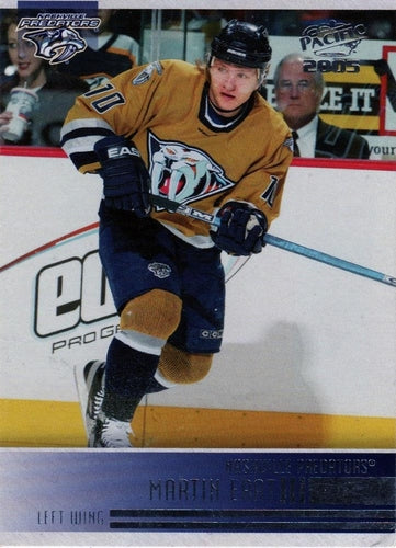 #145 Martin Erat - Nashville Predators - 2004-05 Pacific Hockey