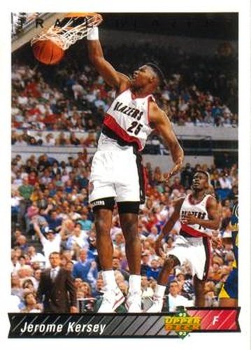 #145 Jerome Kersey - Portland Trail Blazers - 1992-93 Upper Deck Basketball