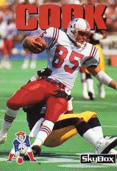#145 Marv Cook - New England Patriots - 1992 SkyBox Impact Football