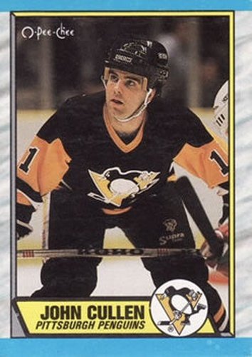 #145 John Cullen - Pittsburgh Penguins - 1989-90 O-Pee-Chee Hockey