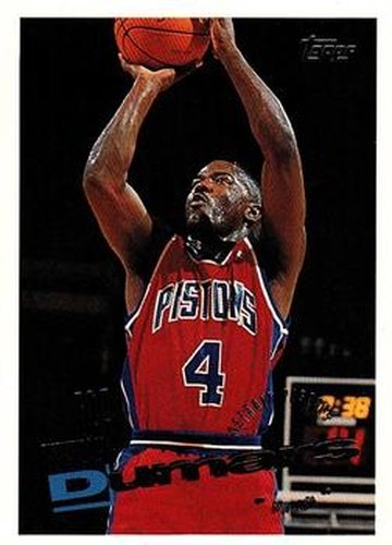#145 Joe Dumars - Detroit Pistons - 1995-96 Topps Basketball