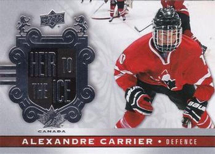 #145 Alexandre Carrier - Canada - 2017-18 Upper Deck Canadian Tire Team Canada Hockey