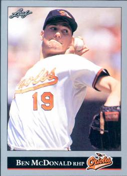 #145 Ben McDonald - Baltimore Orioles - 1992 Leaf Baseball