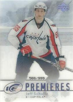 #145 Jeff Schultz - Washington Capitals - 2007-08 Upper Deck Ice Hockey