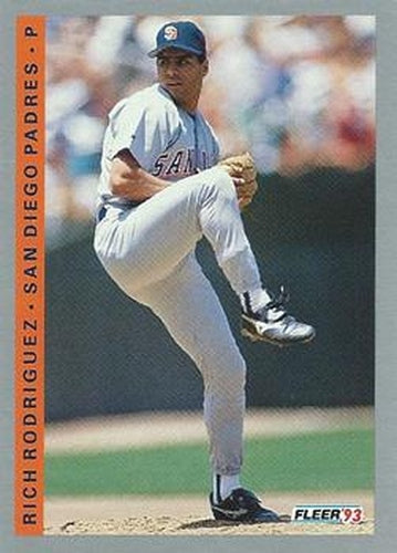#145 Rich Rodriguez - San Diego Padres - 1993 Fleer Baseball