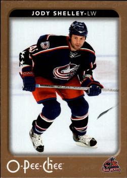 #145 Jody Shelley - Columbus Blue Jackets - 2006-07 O-Pee-Chee Hockey