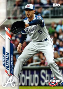 #145 Freddie Freeman - Atlanta Braves - 2020 Topps Opening Day Baseball
