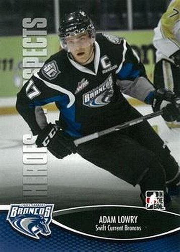 #145 Adam Lowry - Swift Current Broncos - 2012-13 In The Game Heroes and Prospects Hockey