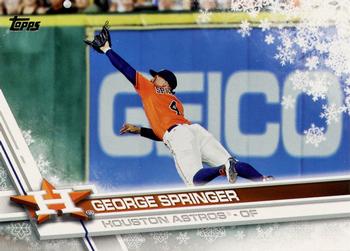 #HMW145 George Springer - Houston Astros - 2017 Topps Holiday Baseball