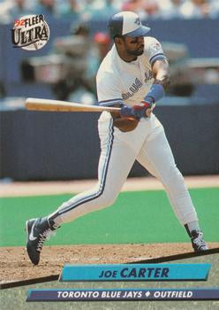 #145 Joe Carter - Toronto Blue Jays - 1992 Ultra Baseball