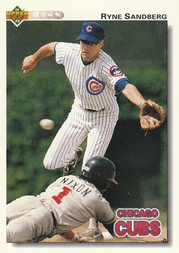 #145 Ryne Sandberg - Chicago Cubs - 1992 Upper Deck Baseball