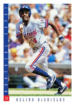 #145 Delino DeShields - Montreal Expos - 1993 Score Baseball